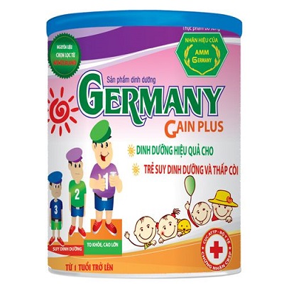 Sữa Germany Gain Plus giúp trẻ cải thiện bữa ăn