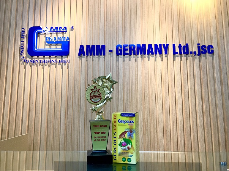 Gercoles Gold giúp AMM Germany nằm trong top 100 thương hiệu đáng tin cậy