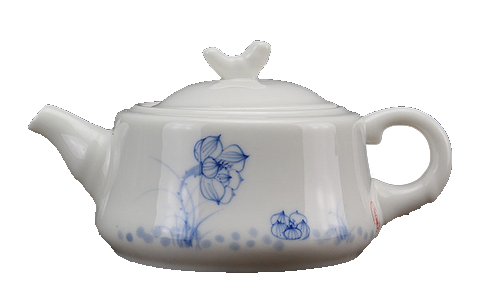 Ấm Trà Hoa Sen Vẽ Tay