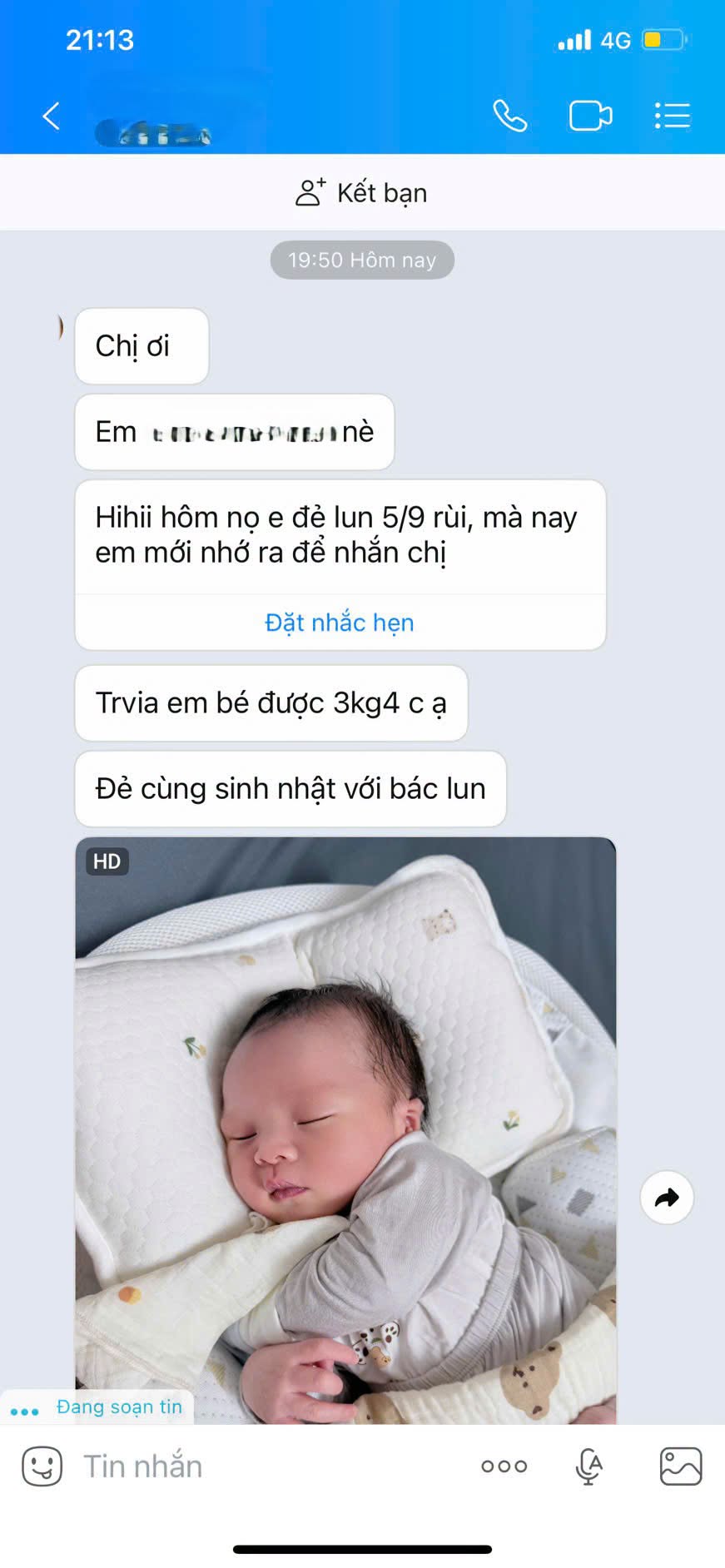 BÁC ƠI, EM BÉ CHÀO ĐỜI RỒI Ạ!” – TIN NHẮN NHỎ, NIỀM VUI LỚN TẠI AN THỊNH