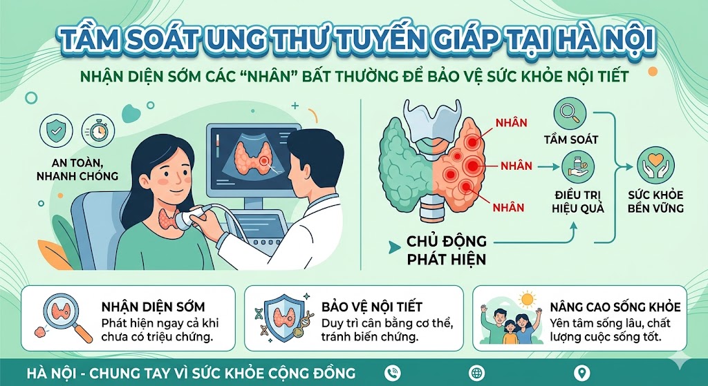 Tầm soát ung thư tuyến giáp tại Hà Nội: Nhận diện sớm các 