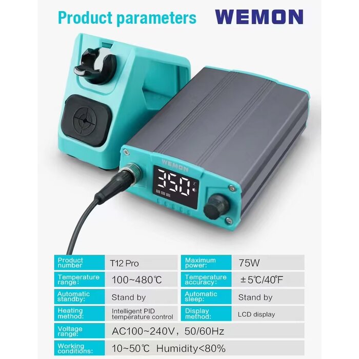 Máy hàn WEMON T12 Pro 75W