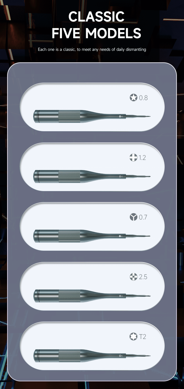 bộ tovit LUOWEI Tomaha ( 5 món )