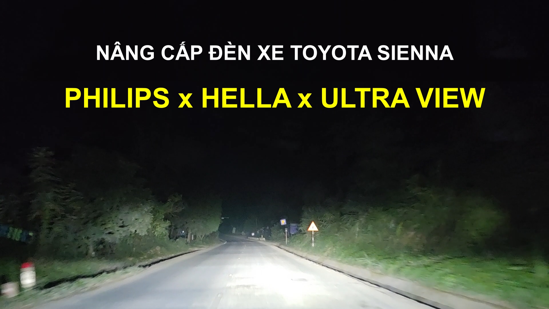 Nâng cấp đèn xe cho Toyota Sienna 2020