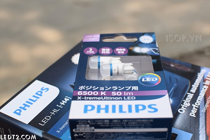 LED T10 Philips Xtreme Ultinon 6000K