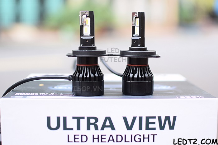 Đèn pha LED Ultra View XTRA +250% 6000K