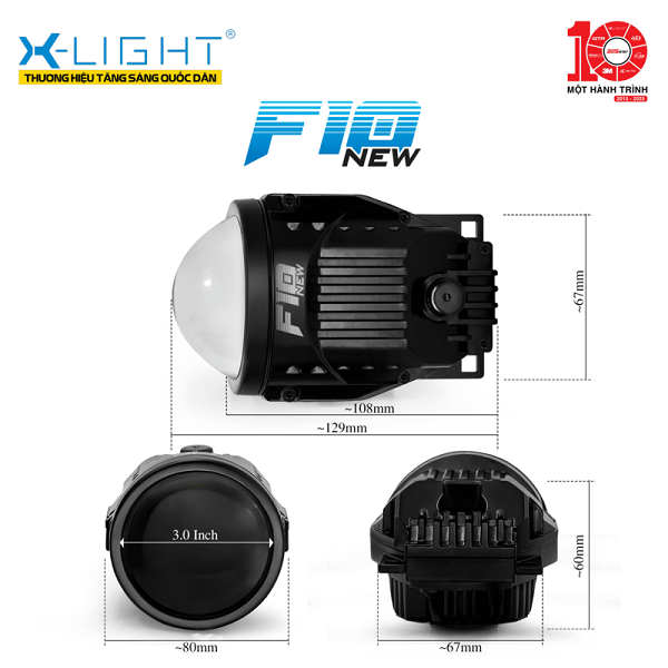 Bi Gầm LED X Light F10 New