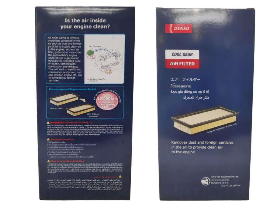 Lọc Gió Động Cơ DENSO Cool Gear chính hãng