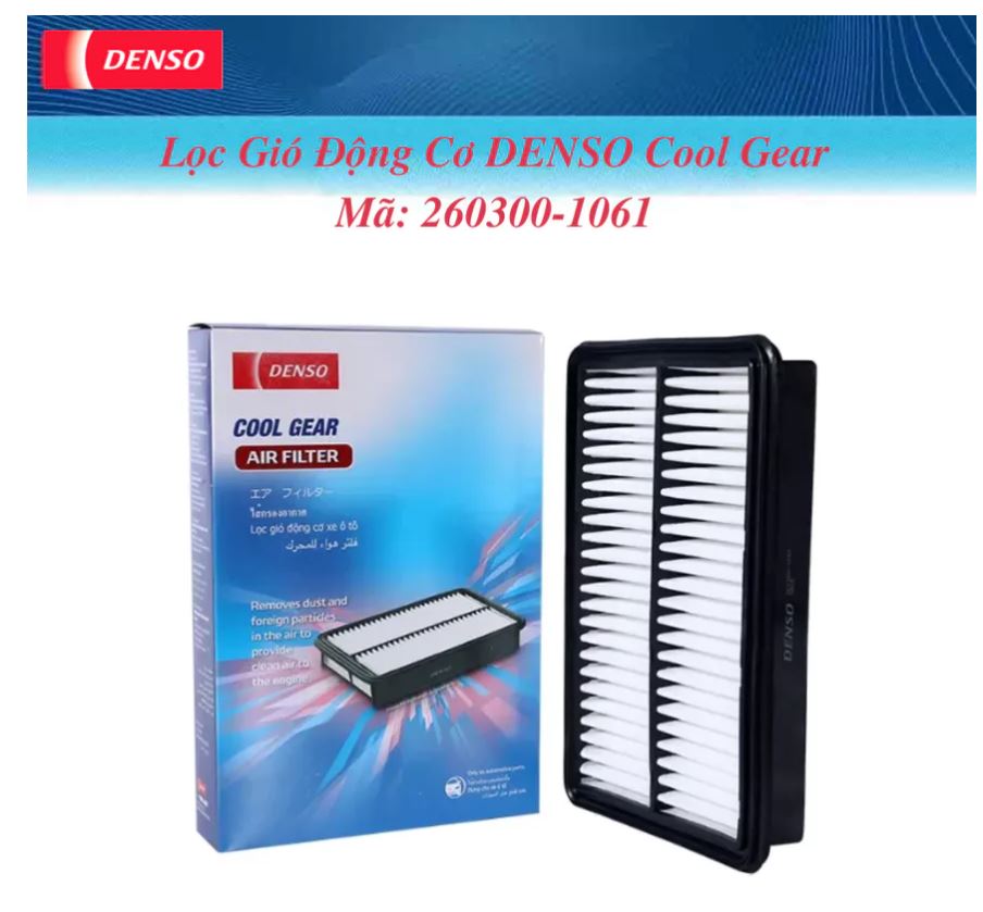 Lọc Gió Động Cơ DENSO Cool Gear chính hãng