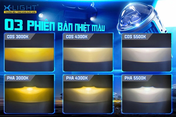 Bi gầm LED X - Light F10 Turbo V2