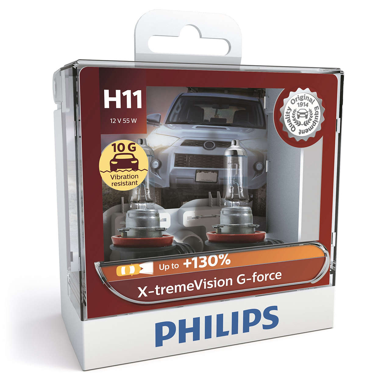 Đèn pha Halogen Philips Xtreme Vision G Force +130%