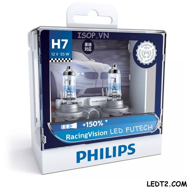 Đèn pha Halogen Philips Racing Vision +150%