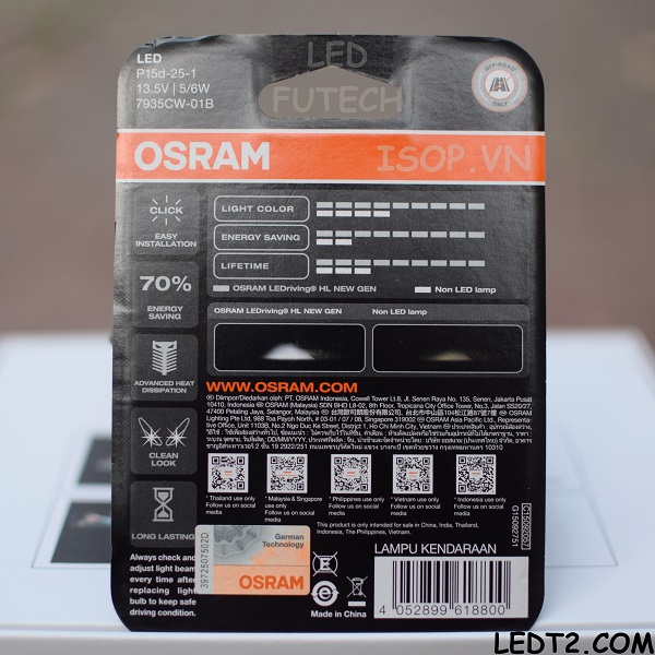 Đèn pha LED xe máy Osram M5