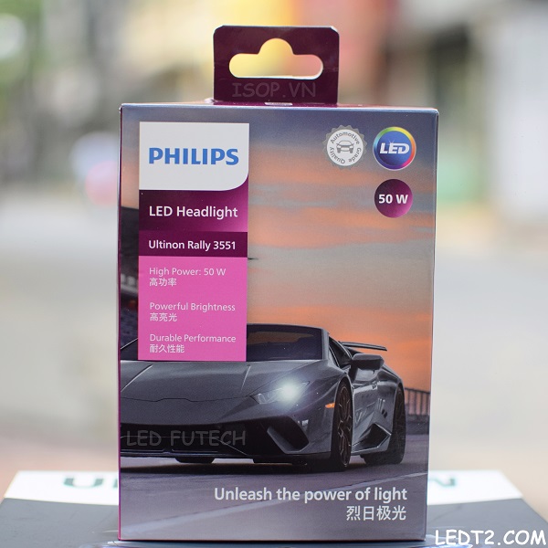 Đèn pha LED Philips Ultinon Rally 3551