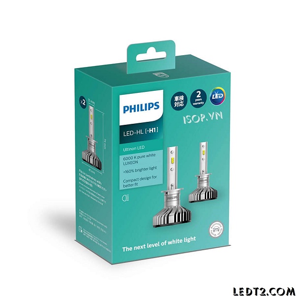 Đèn pha LED Philips Ultinon +160% H4