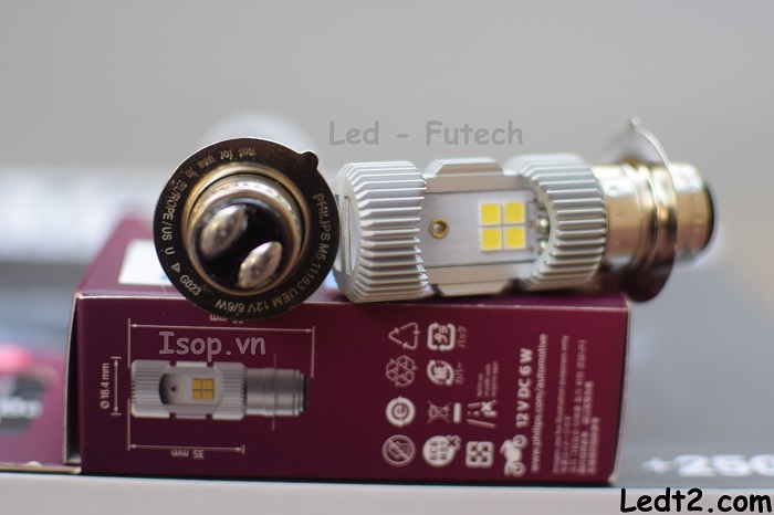 Đèn pha LED Philips M5 Ultinon Essential Moto