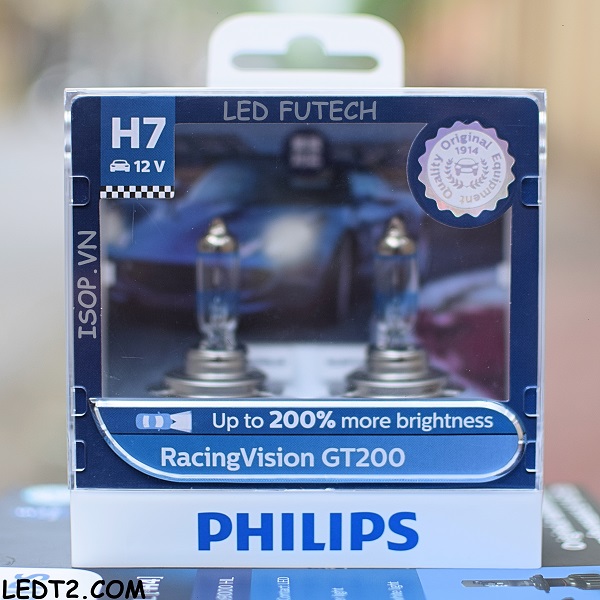Đèn pha Halogen Philips Racing Vision GT200