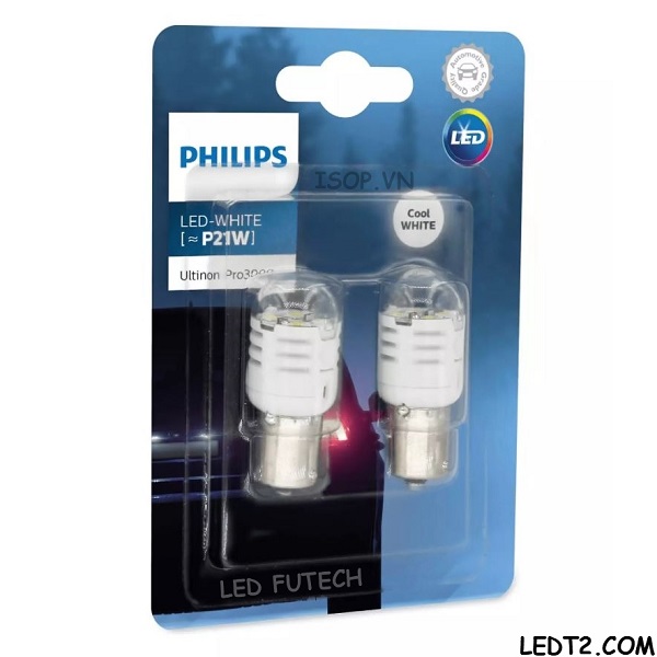 Đèn LED S25 P21 P21/5 Philips Ultinon Pro3000