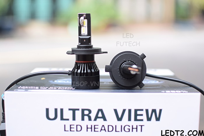 Đèn pha LED Ultra View XTRA +250% 6000K