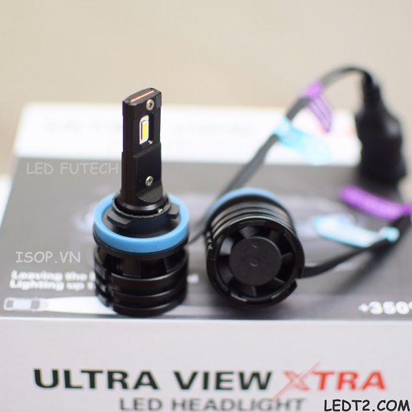 Đèn pha LED Ultra View XTRA +250% 6000K