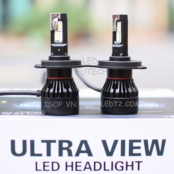 Đèn pha LED Ultra View XTRA +250% 6000K