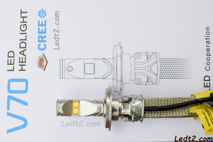 Đèn xe Cree XHP70 V70