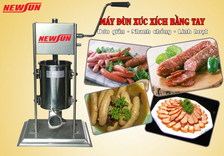 may dun xuc xich cao cap Newsun