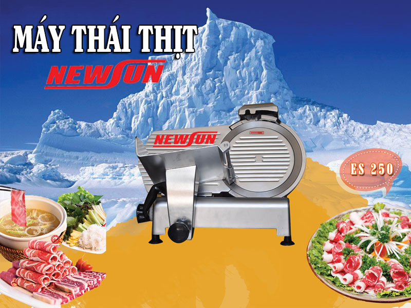 máy thái thịt chín đông lạnh ES 250 NEWSUN