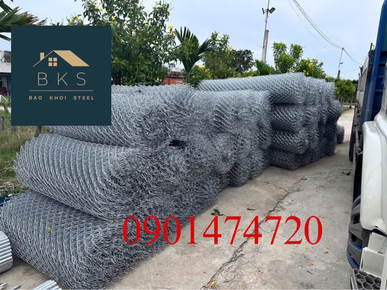 LƯỚI RÀO B40 MẠ KẼM KHỔ 1M5