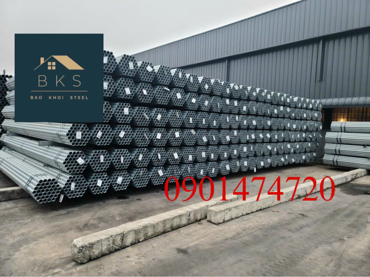THÉP ỐNG MẠ KẼM PHI 76