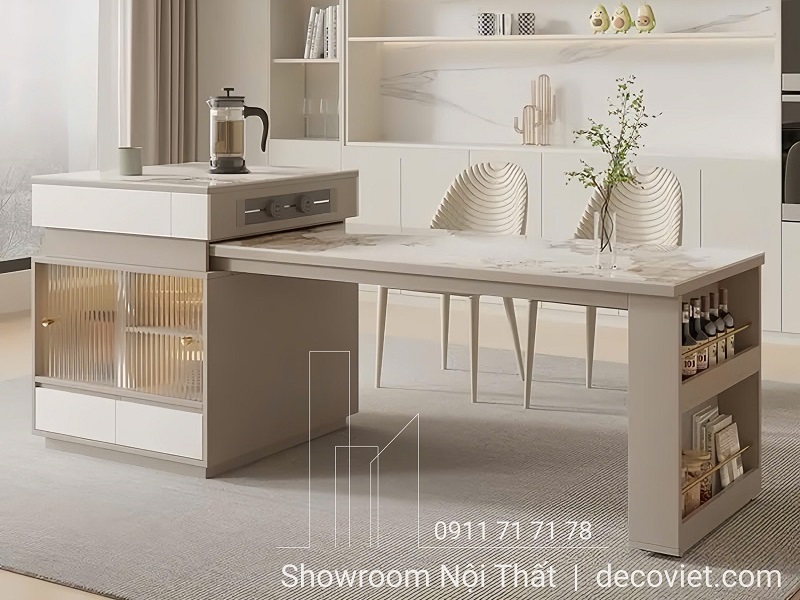 Bàn Đảo Kết Hợp Bàn Ăn Thông Minh