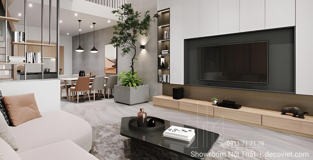 Thiết kế phòng khách hiện đạio 