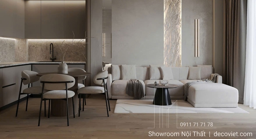Thiết kề nội thất theo phong cách tân cổ điển 