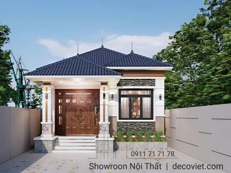 Mẫu nhà hiện đại được nhiều gia đình yêu thích.