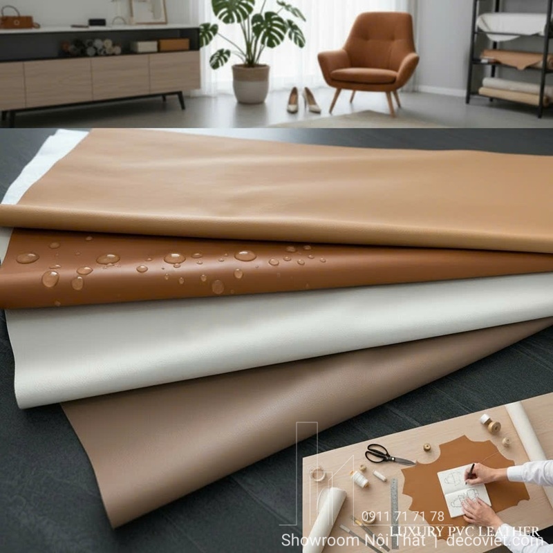 Da sinh thái ứng dụng trong sản xuất sofa phòng khách