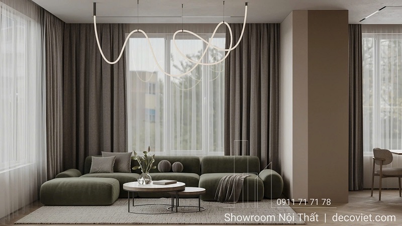 ghế sofa cao cấp, thiết kế dành cho không gian nhà phố