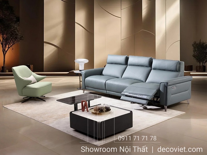 ghế sofa bọc da chỉnh điện