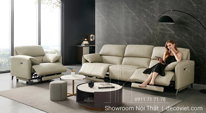 Sofa da bò chỉnh điện thông minh – Tận hưởng sự thư giãn đỉnh cao