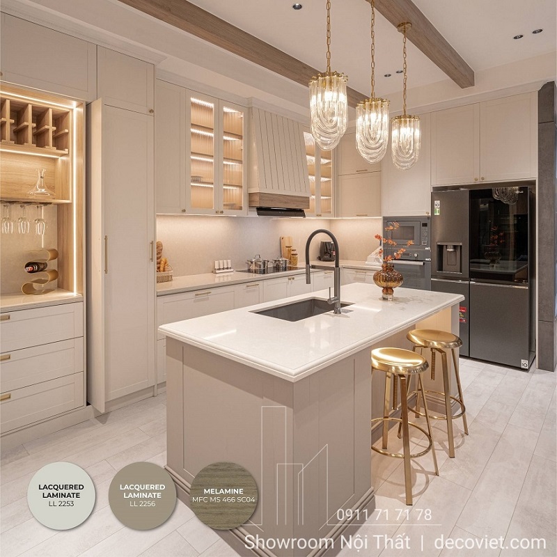Thiết kế tủ bếp giá rẻ 