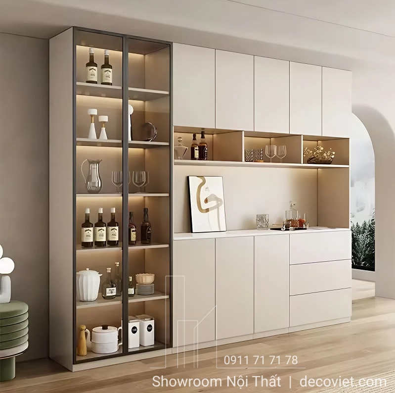 thi công tủ rượu tại vũng tàu