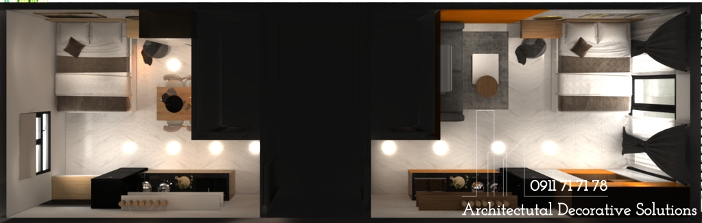 Mẫu thiết kế nội thất căn hộ mini cho thuê đẹp thu hút khách hàng