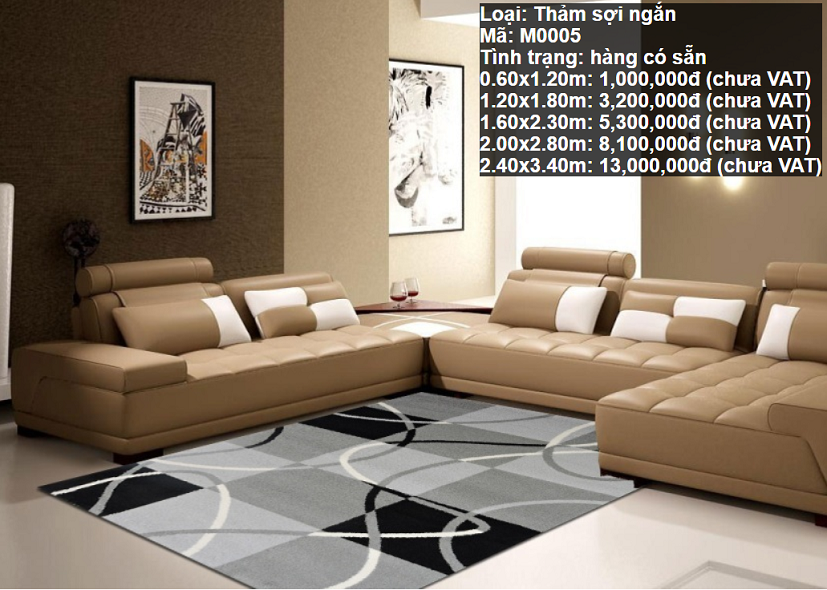 Thảm Trải Sofa Giá Rẻ M0005