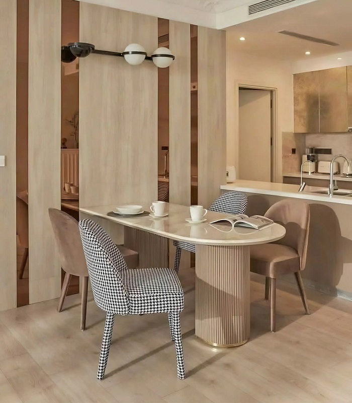 Bàn Ăn 4 Ghế Cho Chung Cư 2932S