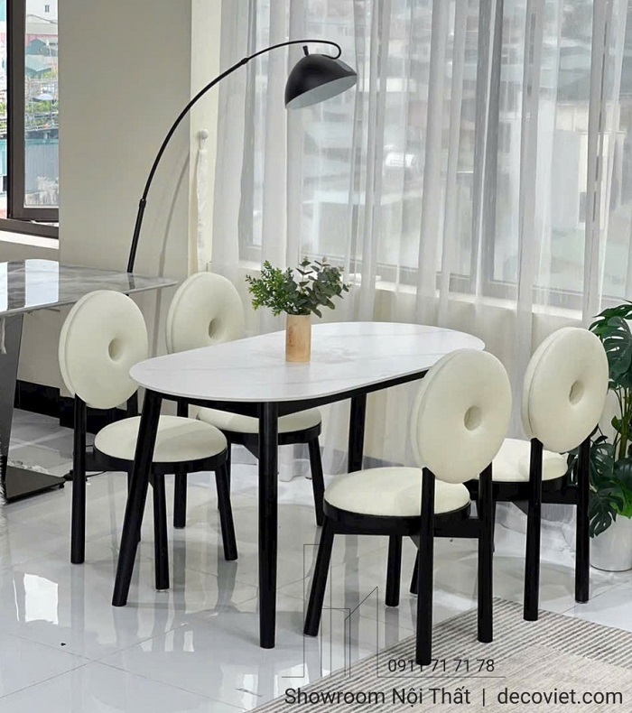 Bàn Ăn 4 Ghế Mặt Đá 2806S