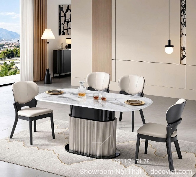 Bàn Ăn Mặt Đá Đẹp Hiện Đại 2943S