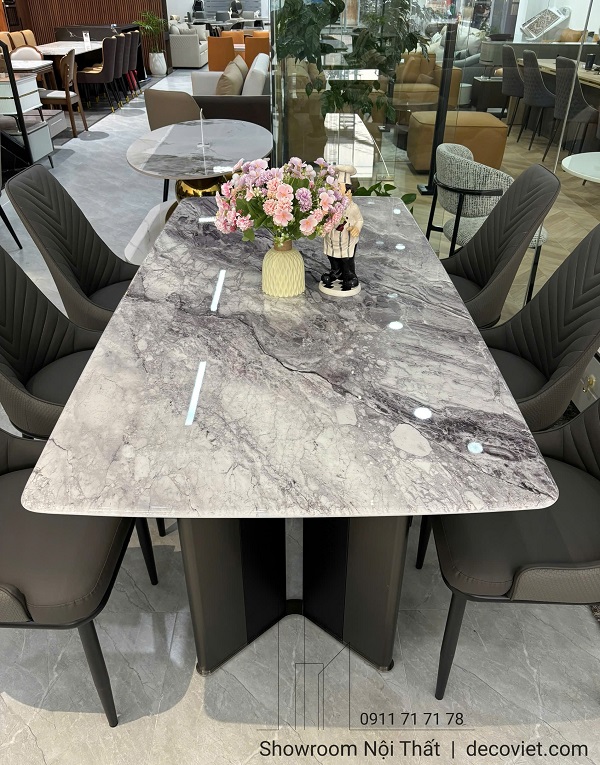 Bàn Ăn 6 Ghế Mặt Đá Cao Cấp 2897S