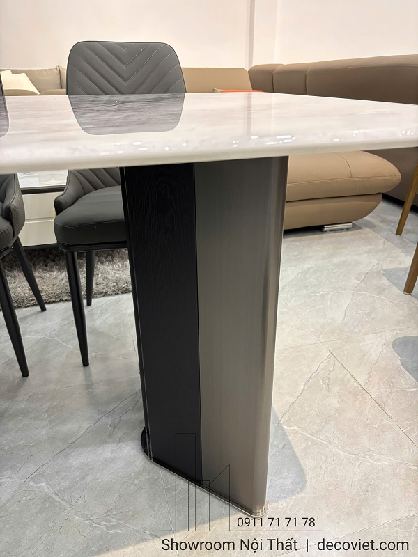 Bàn Ăn 6 Ghế Mặt Đá Cao Cấp 2897S