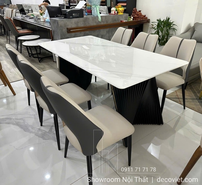 Bàn Ăn 6 Ghế Mặt Đá Hiện Đại 2980S