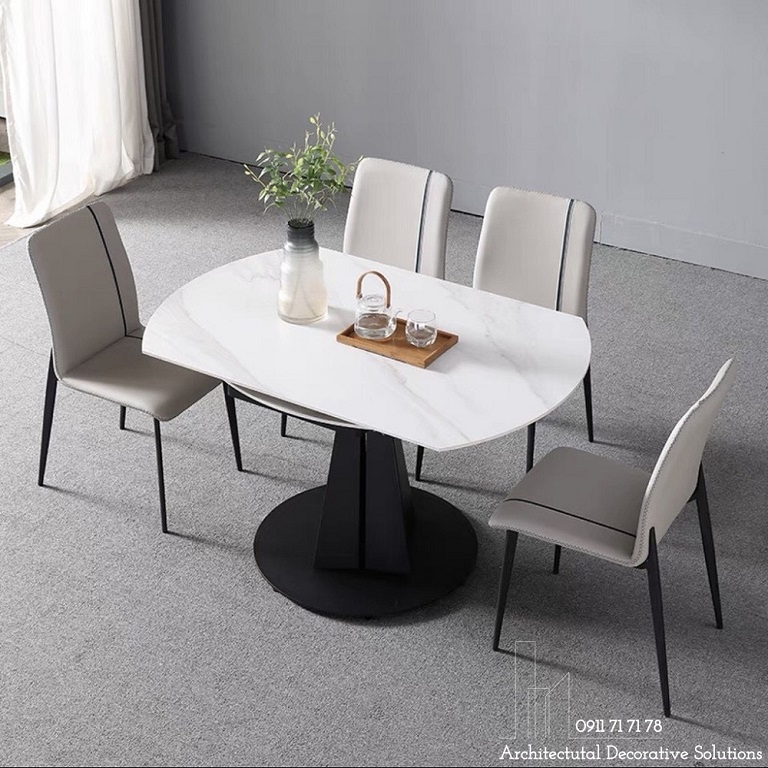 Bộ Bàn Ghế Ăn Tròn Xoay 794S