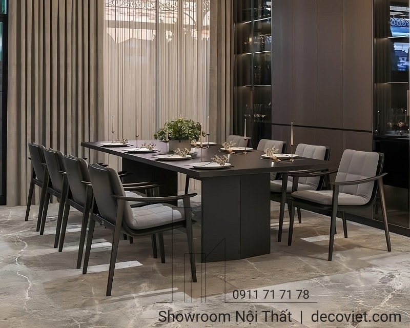 Bàn Ăn 8 Ghế Hiện Đại 2074S